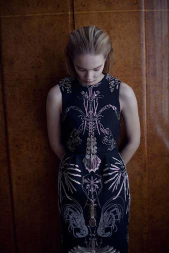 embroidered dress